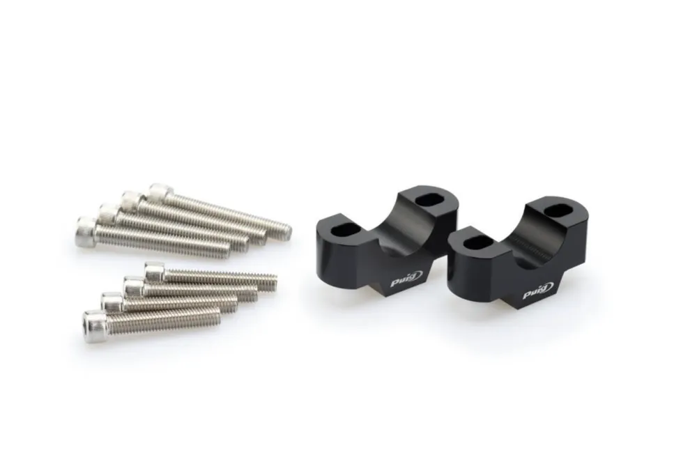 Víkendová Akce Zvýšení řidítek PUIG 3740N černý height 20mm, d 29mm