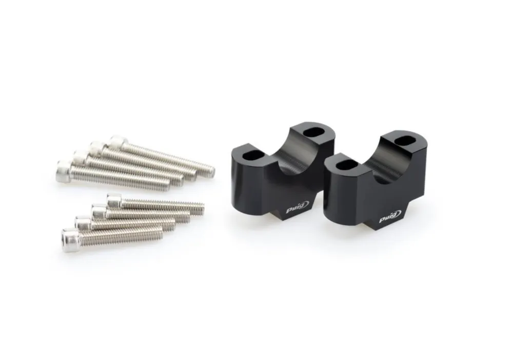 Zvýšení řidítek PUIG 3741N černý height 30mm, d 29mm Tovární Cena