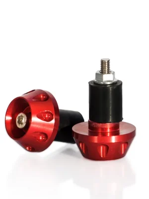 Cenová Bomba Závažíčka řidítek MOTION STUFF ADVANCED červená (d18-20mm)
