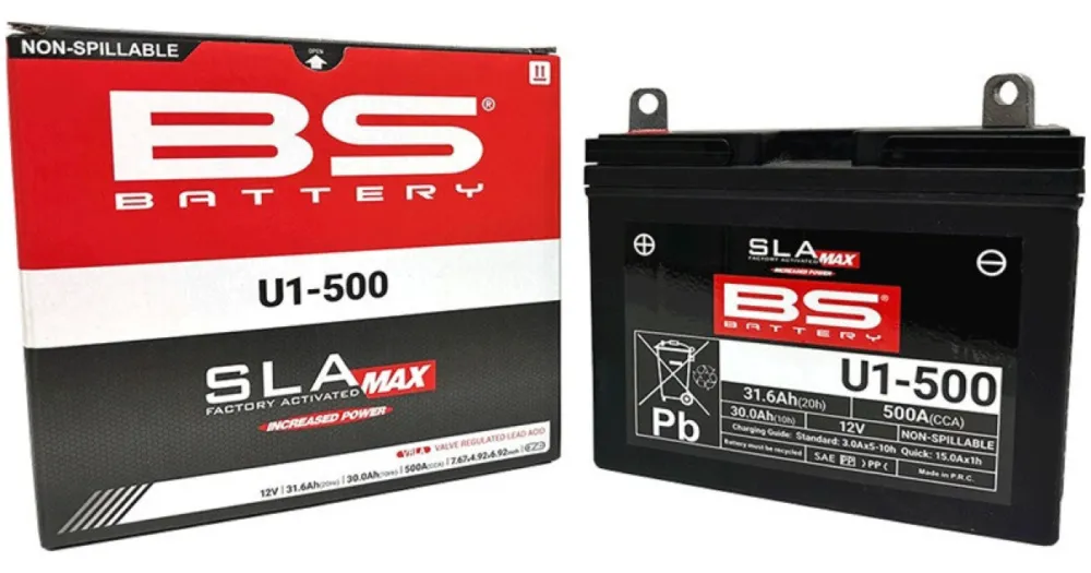 Sezónní Sleva BS-BATTERY továrně aktivovaná motocyklová baterie U1-500 SLA MAX