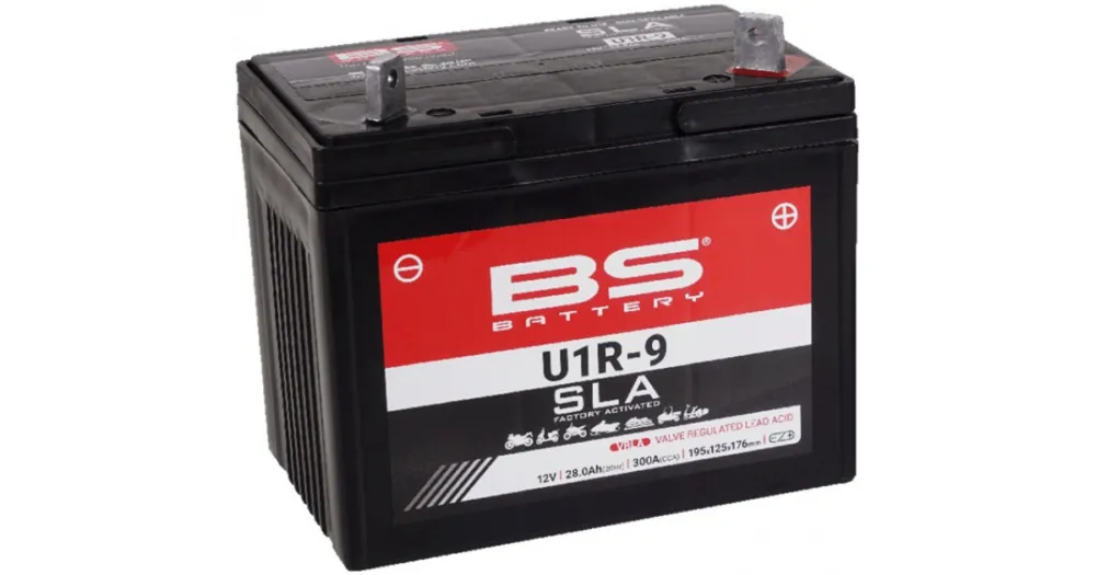 Výhodná Nabídka BS-BATTERY továrně aktivovaná motocyklová baterie U1R-9