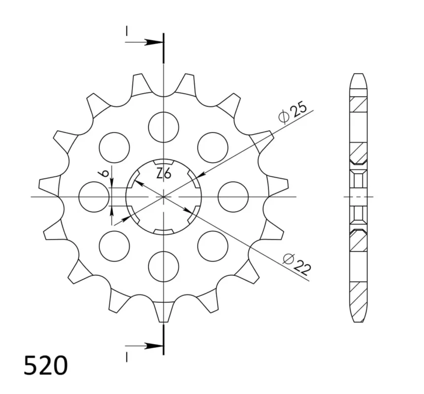Řetězové kolečko SUPERSPROX CST-510:15 Koupit Online