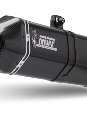 Cenová Bomba Koncovka výfuku MIVV SPEED EDGE S.042.LRB Černá ocel pro SUZUKI V-Strom 1050 (2020-2026); SUZUKI V-Strom 1000 (2014-2020)