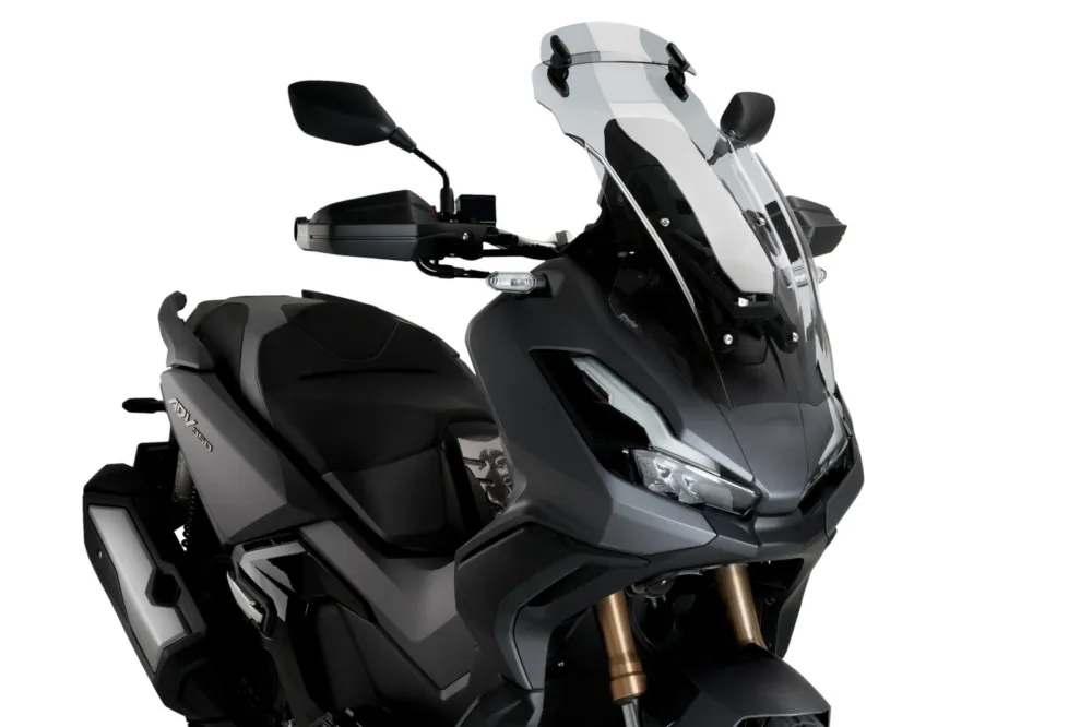 Časově Omezené Plexi štít PUIG TOURING WITH VISOR 21265H kouřová