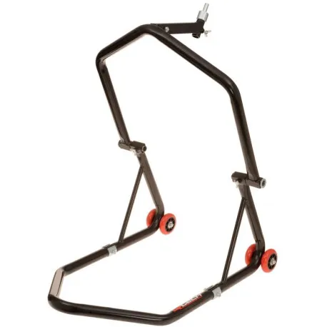 Stojan na motocykl přední (do brýlí) / zadní, Q-TECH (černý) Novinka