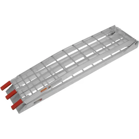 Nájezdová rampa - skládací - hliníková úzká, Q-TECH (max. nosnost 250 kg, 1 ks) Nová Kolekce