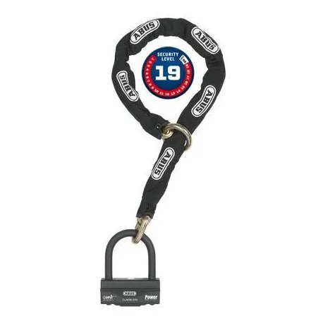 Ihned K Objednání řetěz + zámek Granit (délka 120 cm, tloušťka 12 mm), ABUS