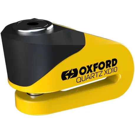 Dokud Zásoby Vydrží Zámek kotoučové brzdy Quartz XD10, OXFORD (žlutý/černý, průměr čepu 10 mm)