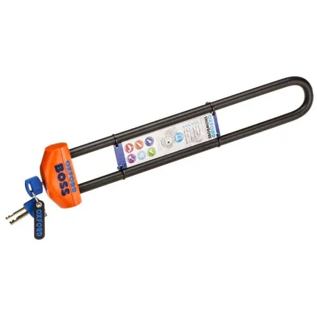 Zámek na sněžné skútry SNOWBOSS SSF, OXFORD (oranžová, sada bez držáku na zámek, průměr čepu 15 mm, pro š. pásu do 400 mm) Časově Omezené