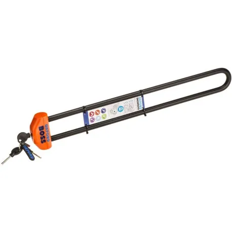 Značkový Zámek na sněžné skútry SNOWBOSS SSF, OXFORD (oranžová, sada bez držáku na zámek, průměr čepu 15 mm, pro š. pásu do 520 mm)