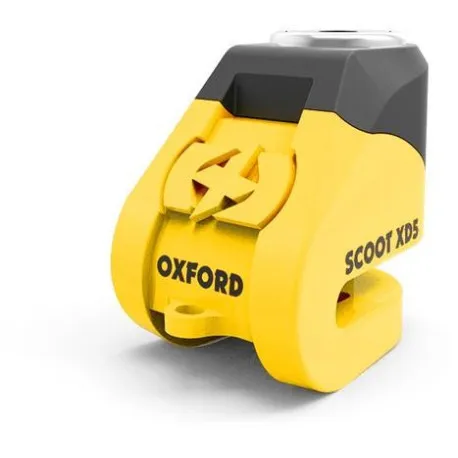 Hit Sezóny Zámek kotoučové brzdy Scoot XD5, OXFORD (žlutý/černý, průměr čepu 6 mm)
