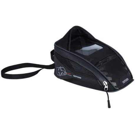 Tankbag na motocykl M2R, OXFORD (černý, s magnetickou základnou, objem 2 l) Nová Kolekce