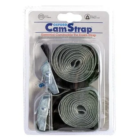 Popruhy Cam Straps nastavitelné s fixací volného konce pomocí suchého zipu, OXFORD (šedé, 1 pár) Sleva