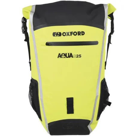 Vodotěsný batoh Aqua B-25, OXFORD (černý/žlutý fluo, objem 25 l) Akční Nabídka