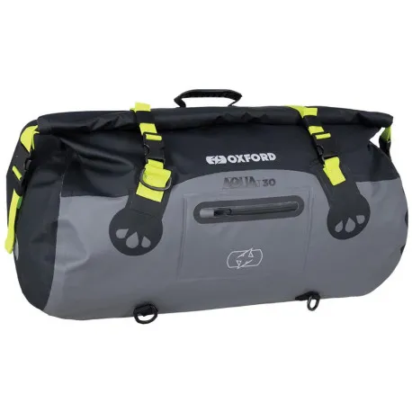 Nízká Cena Vodotěsný vak Aqua T-30 Roll Bag, OXFORD (černý/šedý/žlutý fluo, objem 30 l)