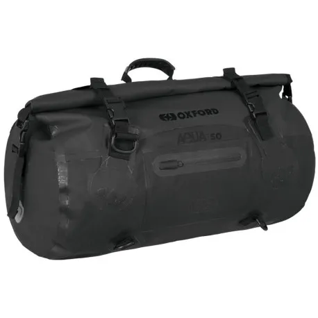 Značkový Vodotěsný vak Aqua T-50 Roll Bag, OXFORD (černý, objem 50 l)