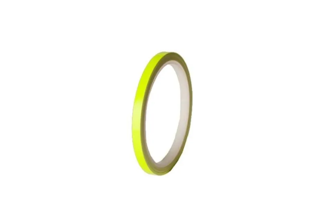 Linka na ráfek PUIG 2568G fluorescentní žlutá 7mm x 6m (bez aplikátoru) Hit Sezóny