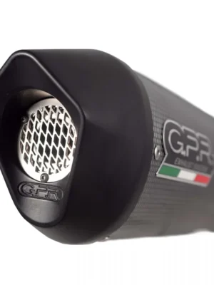 Akční Cena Koncovka výfuku Slip-on GPR FURORE EVO4 FN.3.FP4 Matná černá zahrnuje spojovací svod a odnímatelný dB killer