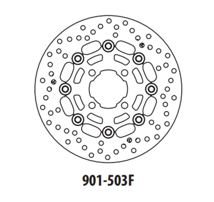 Brzdový kotouč GOLDFREN 901-503F přední 249 mm Originální