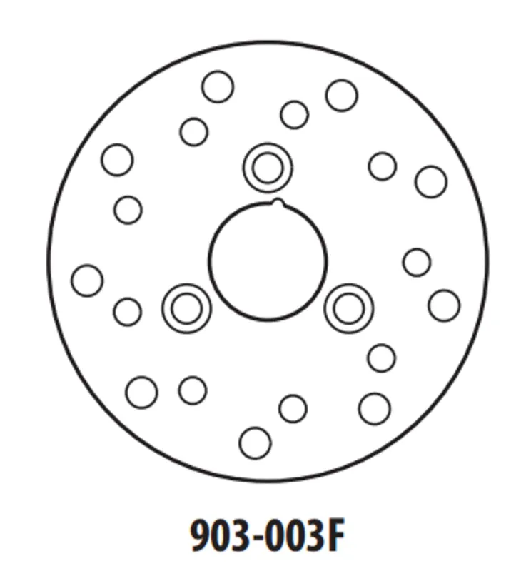 Aktuální Brzdový kotouč GOLDFREN 903-003F přední 155 mm