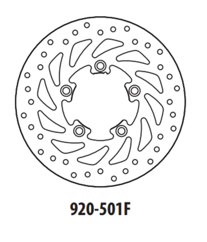 Brzdový kotouč GOLDFREN 920-501F přední 260 mm Ověřený