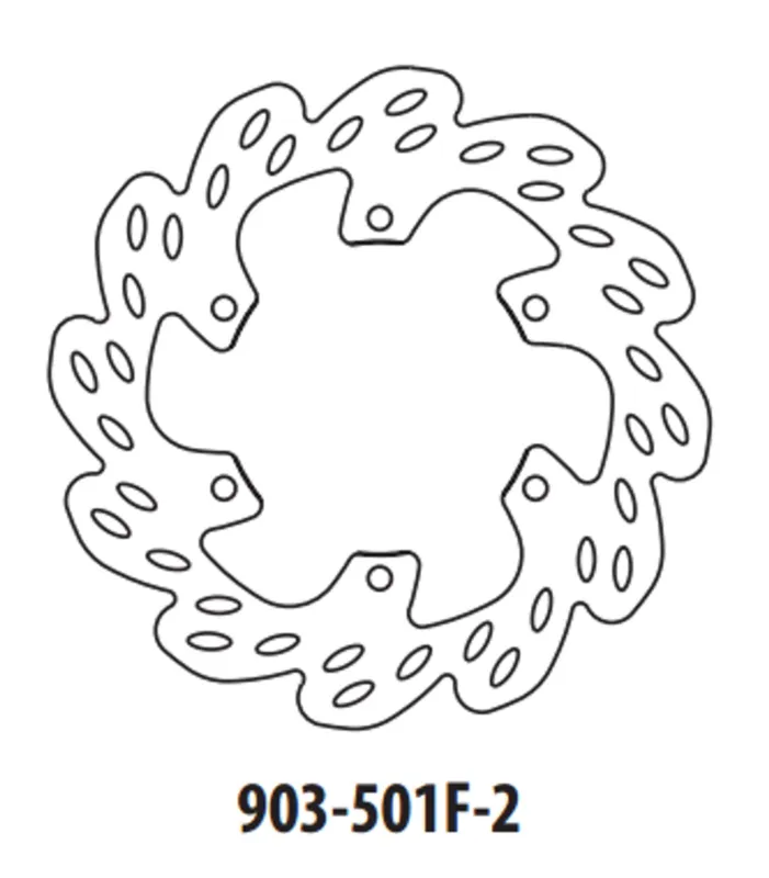 Brzdový kotouč GOLDFREN 903-501F-2 přední 245 mm Originální