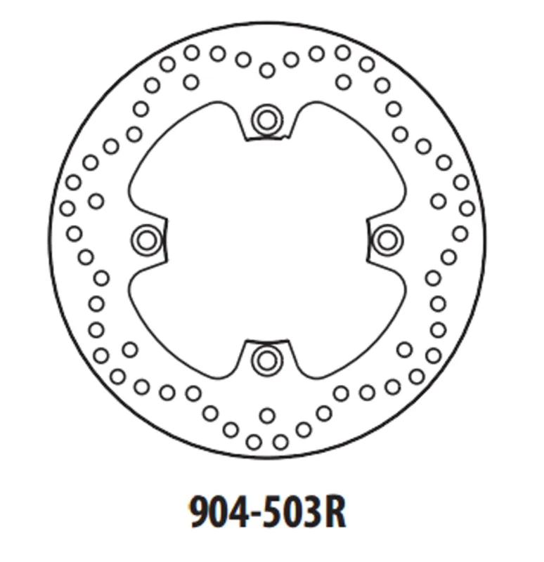 Brzdový kotouč GOLDFREN 904-503R zadní 250 mm Nízká Cena