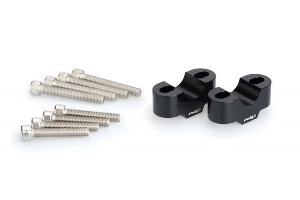 Aktuální Zvýšení řidítek PUIG 3671N černý height 20mm, d 22mm