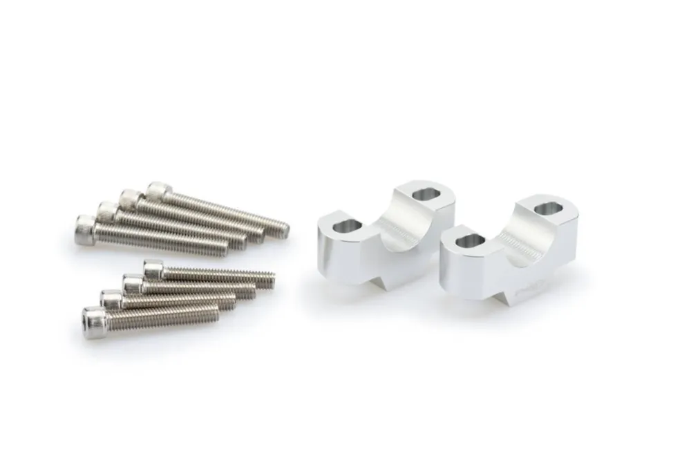 Aktuální Zvýšení řidítek PUIG 3740P stříbrná height 20mm, d 29mm