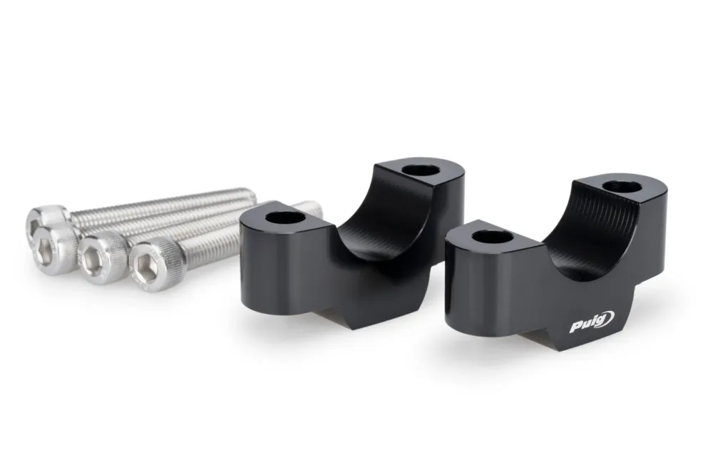 Zvýšení řidítek PUIG 22037N černý height 20mm, d 29,2mm Speciální Cena