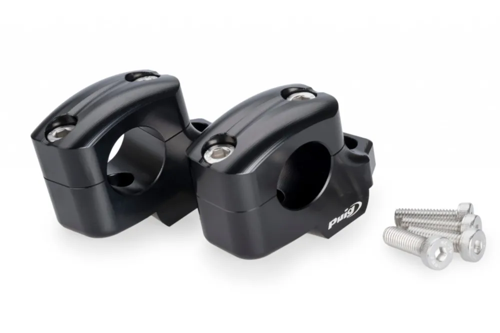 Zvýšení řidítek PUIG PULLBACK 22101N černý height 25mm, d 29mm Pouze Dnes