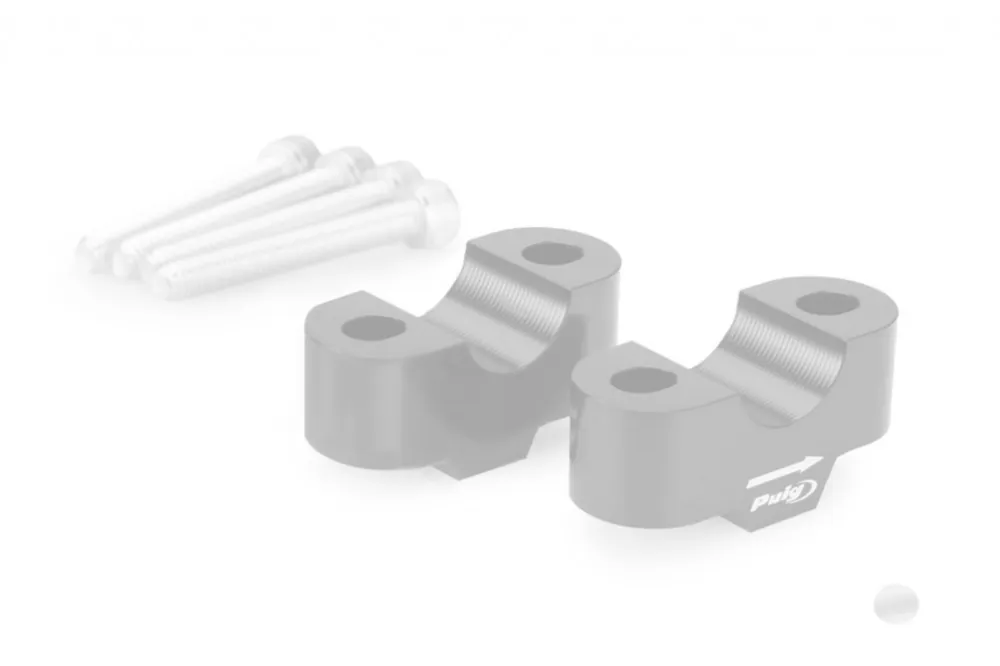 Zvýšení řidítek PUIG 21809P stříbrná height 20mm, d 22mm Akční Nabídka