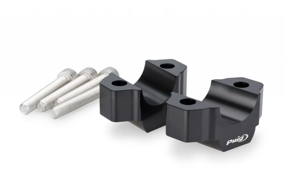 Nejlepší Cena Zvýšení řidítek PUIG 22100N černý height 20mm, d 29mm