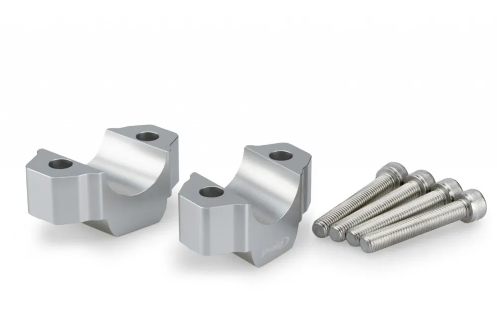 Kup Teď Zvýšení řidítek PUIG 22100P stříbrná height 20mm, d 29mm