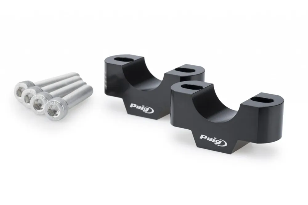 Hit Sezóny Zvýšení řidítek PUIG 22115N černý height 20mm, d 29mm
