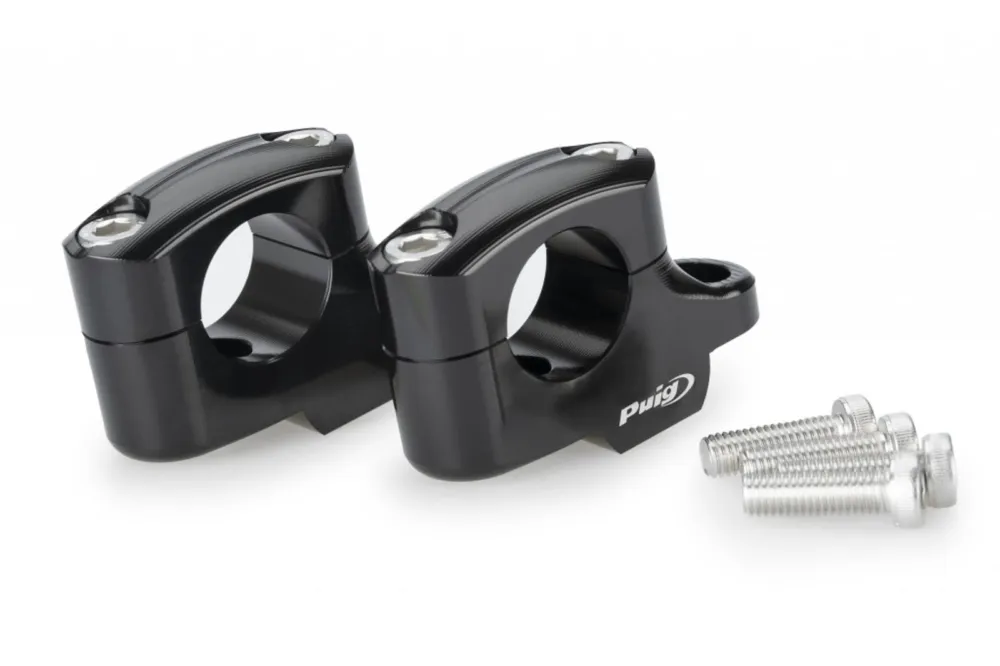 Zvýšení řidítek PUIG PULLBACK 22180N černý height 20mm, d 29mm Nová Kolekce