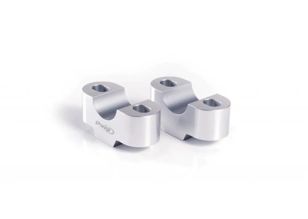 Zvýšení řidítek PUIG 22359P stříbrná height 25mm, d 39mm Expresní Doručení