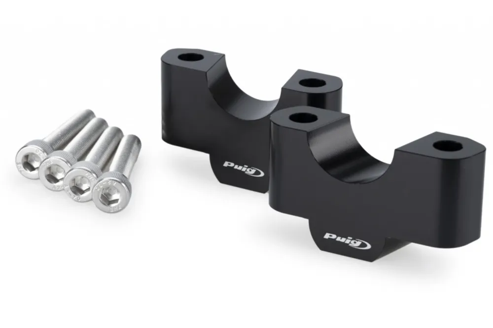 Zvýšení řidítek PUIG 22530N černý height 30mm, d 29mm Aktuální