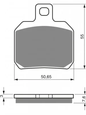 Poslední Šance Brzdové destičky GOLDFREN 152 S33 STREET REAR