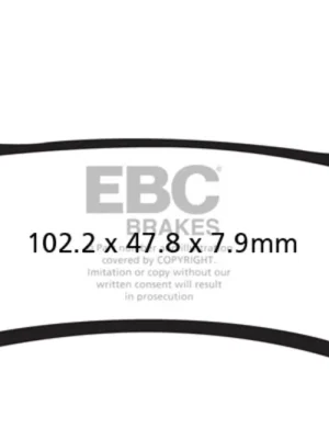 Autentický Brzdové destičky EBC EPFA406HH