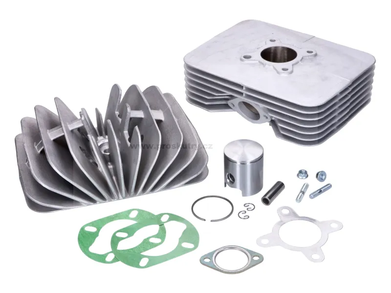Válec s hlavou Parmakit s hlavou válců 70ccm d=45mm KB=12mm pro motory Hercules GT, K50, RLC, Ultra, Sachs RS 50 a Sachs 506 50/5 Cenově Výhodný