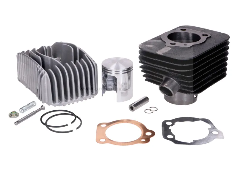 Top Prodej Válec a hlava Malossi 63cc, vrtání 43 mm, litinový šroub 10 mm pro Piaggio Bravo, Superbravo, Boss, Boxer, Ciao, Grillo, Si 50 2-taktní