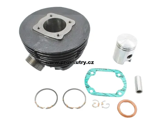 Originální Válec litina 50ccm 38mm 12mm pro Sachs 50/2 KS, 50/3 LFS, KFS, Hercules 219, 218, 220, Miele, DKW, KTM, Göricke, Gritzner