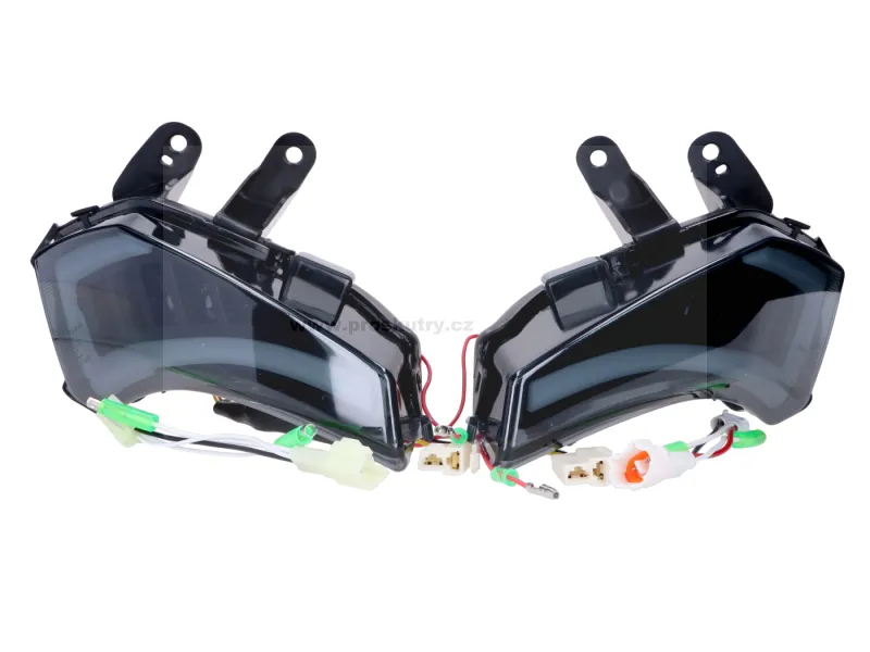 Tovární Cena Přední blinkry Naraku kouřové pro Yamaha T-Max 530 2012-2016