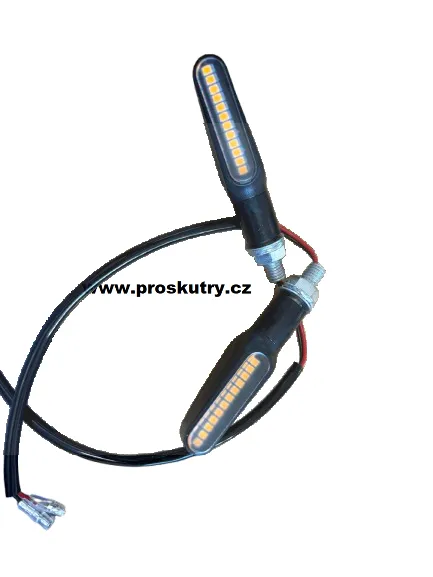 Sada univerzálních LED blinkrů 8x1,25mm pro skútry, čtyřkolky, motocykly Expresní Doručení