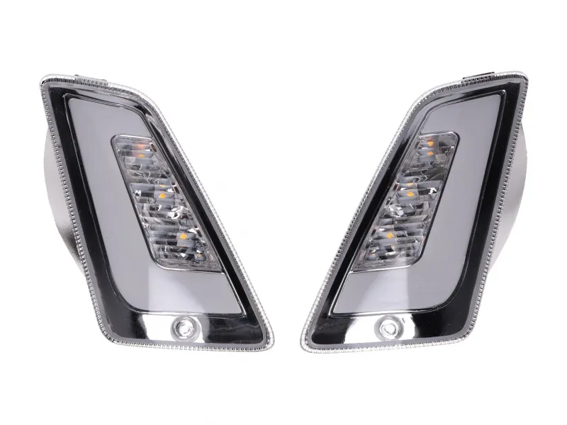 Vrácení Zdarma Sada předních blinkrů Power1 LED bílá s denními světly pro Vespa GT, GTL, GTV, GTS 125-300