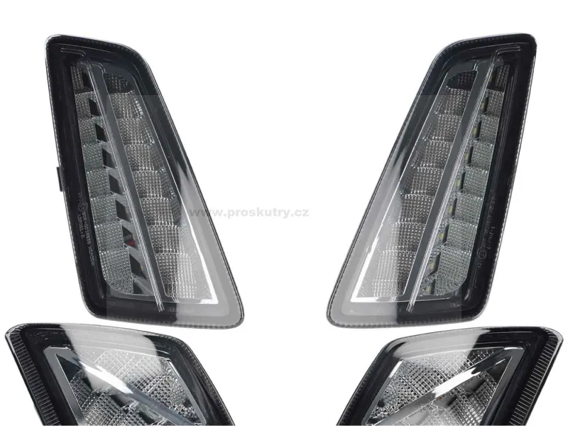 Sada blinkrů přední/zadní Moto Nostra tónovaná LED s dynamickým svícením/pozičním světlem pro Vespa GTS 125-300 HPE 2023- Odeslání Ihned