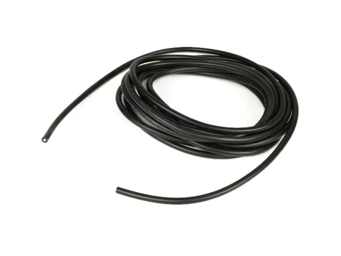 Zapalovací kabel BGM PRO, Ø=7 mm silikonový 3vrstvý, měděný vodič 1,5 mm², do 200 °C, černý 5 m Akční Nabídka