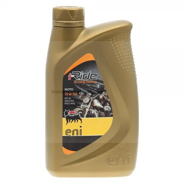 Motorový olej Agip Eni i-Ride moto 4T 10W-30 pro motory Honda 1L Must-Have