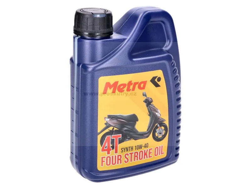 Sleva Olej Metra 4-taktní motorový plně syntetický 10W40 - 1 litr